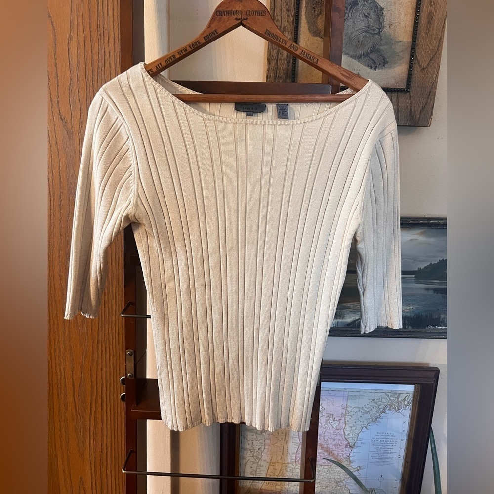 TEENFLO SILK BLEND KNIT TOP SIZE SMALL/PETITE